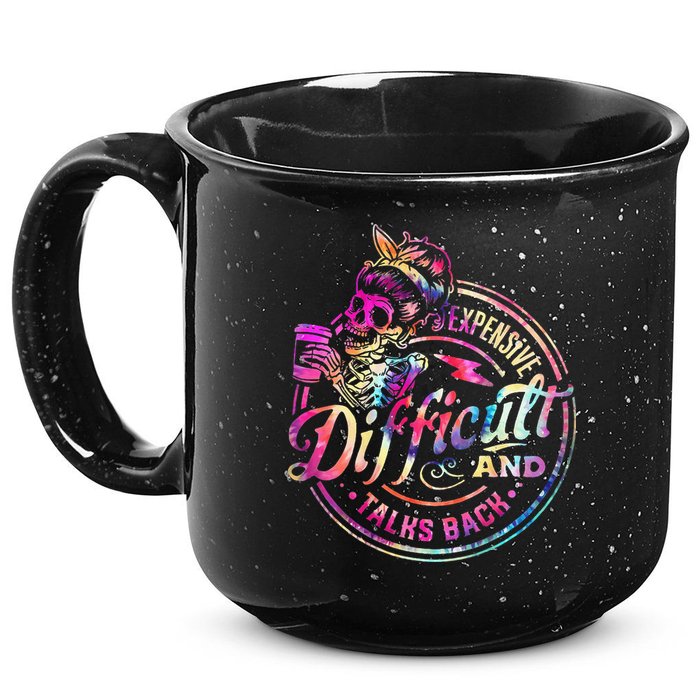 Expensive Difficult And Talks Back Mothers Day 15oz Campfire Ceramic Mug