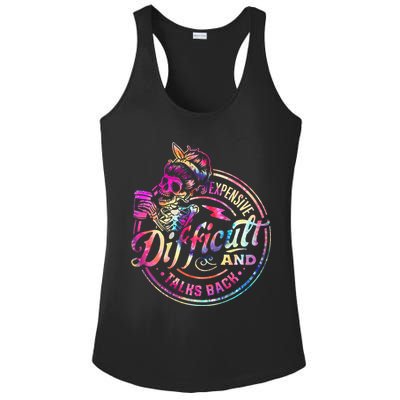 Expensive Difficult And Talks Back Mothers Day Ladies PosiCharge Competitor Racerback Tank