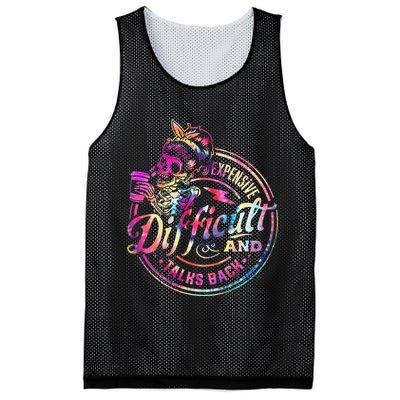 Expensive Difficult And Talks Back Mothers Day Mesh Reversible Basketball Jersey Tank