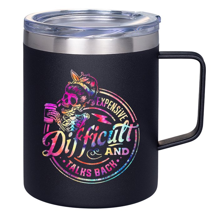 Expensive Difficult And Talks Back Mothers Day 12oz Stainless Steel Coffee Mug