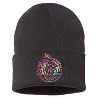 Expensive Difficult And Talks Back Mothers Day Sustainable Knit Beanie