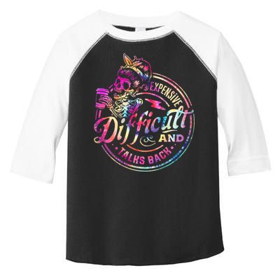 Expensive Difficult And Talks Back Mothers Day Toddler Fine Jersey T-Shirt