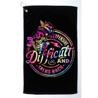 Expensive Difficult And Talks Back Mothers Day Golf Towel