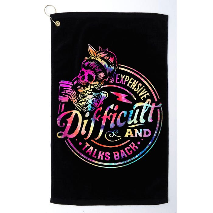 Expensive Difficult And Talks Back Mothers Day Golf Towel