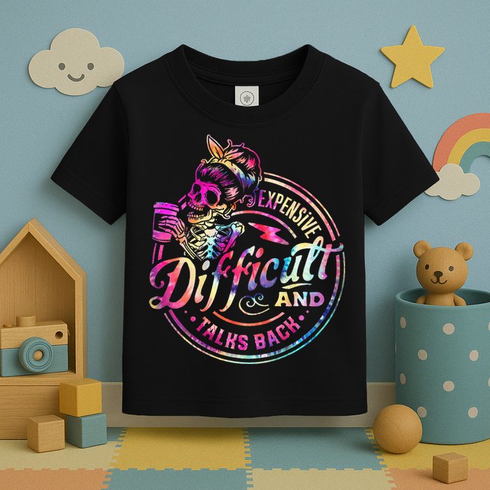 Expensive Difficult And Talks Back Mothers Day Toddler T-Shirt
