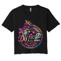 Expensive Difficult And Talks Back Mothers Day Crop Top