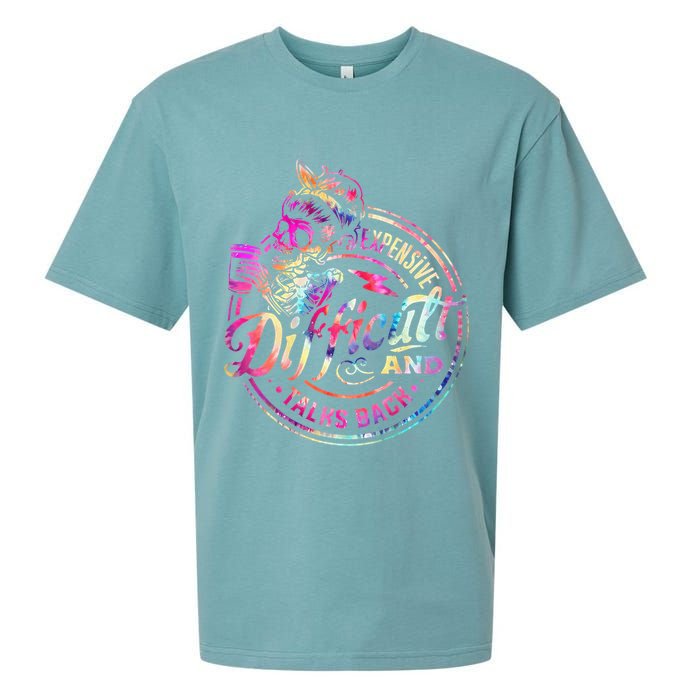 Expensive Difficult And Talks Back Mothers Day Sueded Cloud Jersey T-Shirt