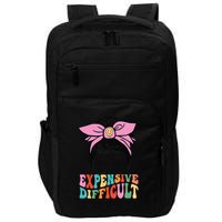 Expensive Difficult And Talks BacK Mother's Day Messy Bun Impact Tech Backpack