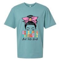 Expensive Difficult And Talks BacK Mother's Day Messy Bun Sueded Cloud Jersey T-Shirt