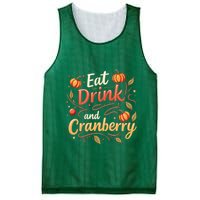 Eat Drink And Cranberry Mesh Reversible Basketball Jersey Tank