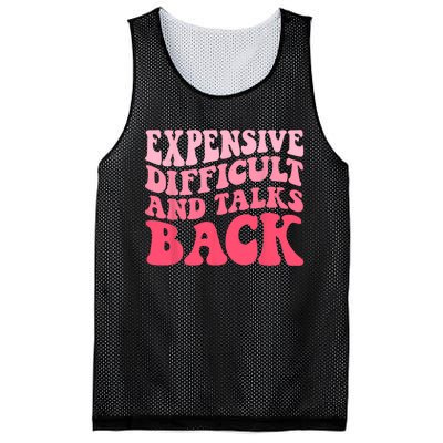 Expensive Difficult And Talks Back Mothers Day Mom Life Mesh Reversible Basketball Jersey Tank