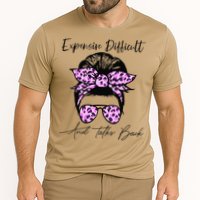 Expensive Difficult And Talks Back Messy Bun Leopard Pattern Performance Shirt