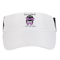Expensive Difficult And Talks Back Messy Bun Leopard Pattern Adult Drive Performance Visor