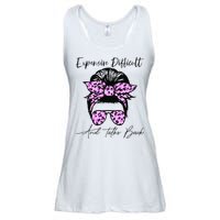 Expensive Difficult And Talks Back Messy Bun Leopard Pattern Ladies Essential Flowy Tank