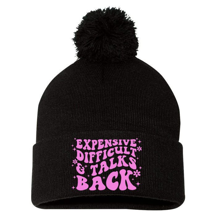 Expensive Difficult And Talks Back Pom Pom 12in Knit Beanie