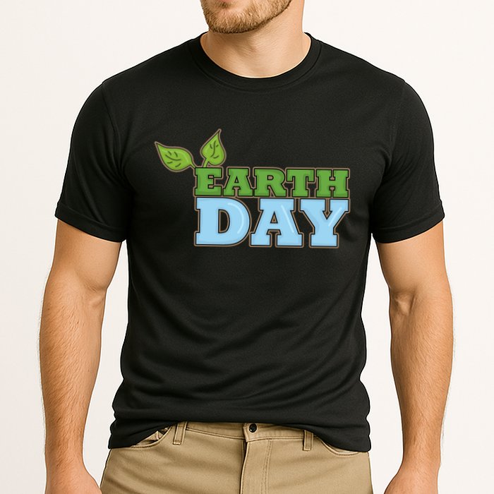 Earth Day Awareness Logo Performance Shirt