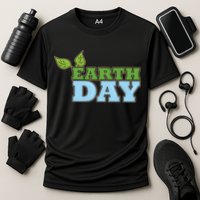 Earth Day Awareness Logo Performance Shirt