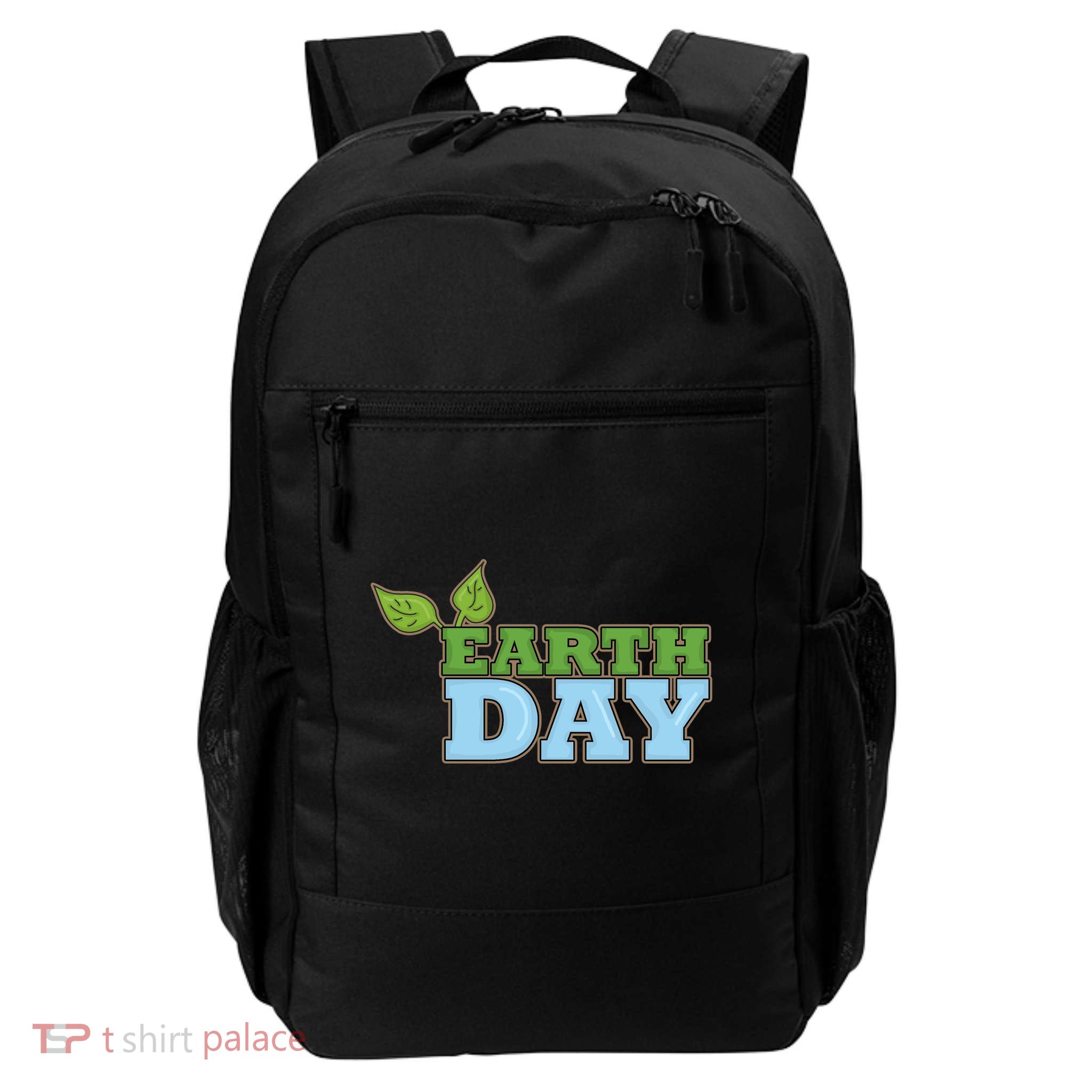 Earth Day Awareness Logo Backpack