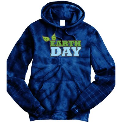 Earth Day Awareness Logo Tie Dye Hoodie