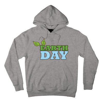 Earth Day Awareness Logo Hoodie