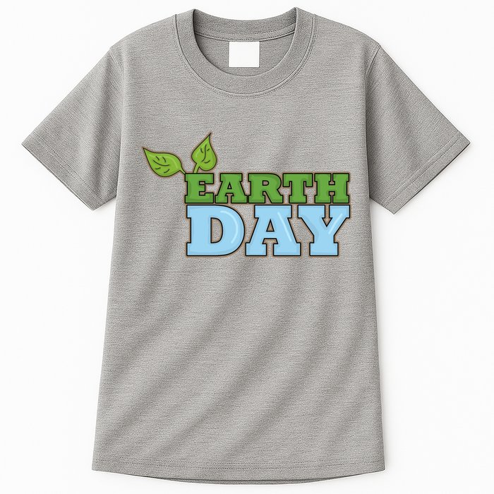 Earth Day Awareness Logo Tall T-Shirt