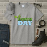Earth Day Awareness Logo Tall T-Shirt