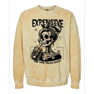 Expensive Difficult And Talks Back Colorblast Crewneck Sweatshirt