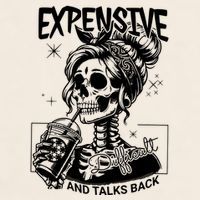 Expensive Difficult And Talks Back Garment-Dyed Women's Muscle Tee