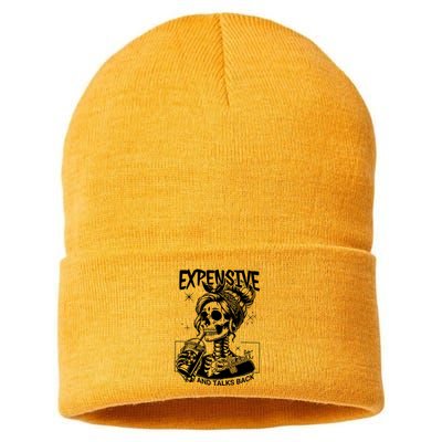 Expensive Difficult And Talks Back Sustainable Knit Beanie