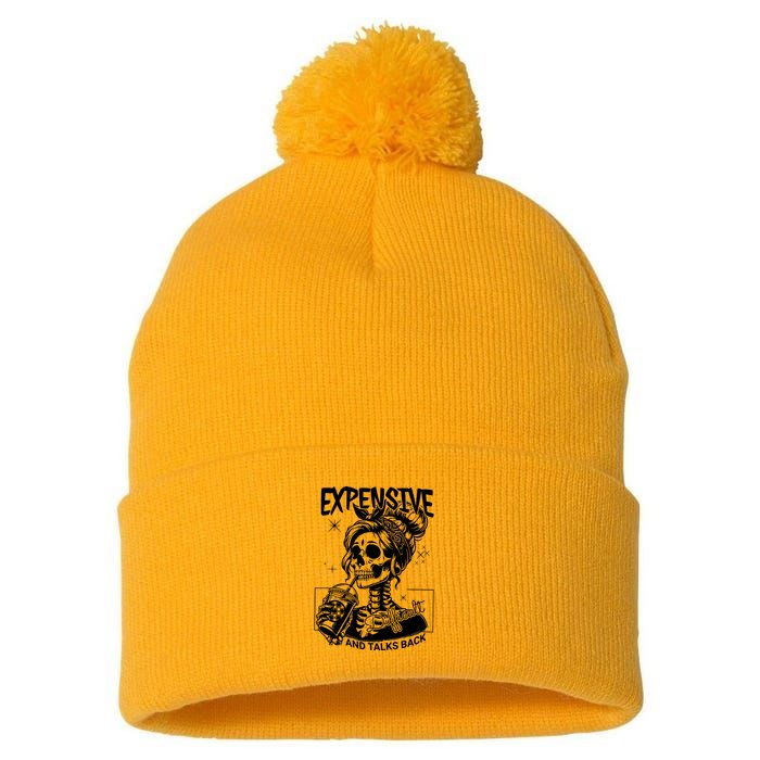 Expensive Difficult And Talks Back Pom Pom 12in Knit Beanie
