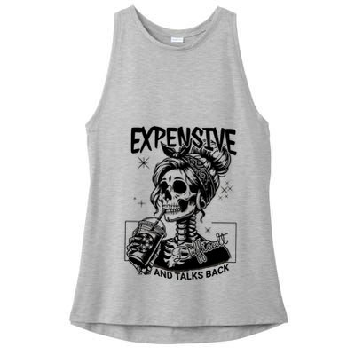 Expensive Difficult And Talks Back Ladies PosiCharge Tri-Blend Wicking Tank