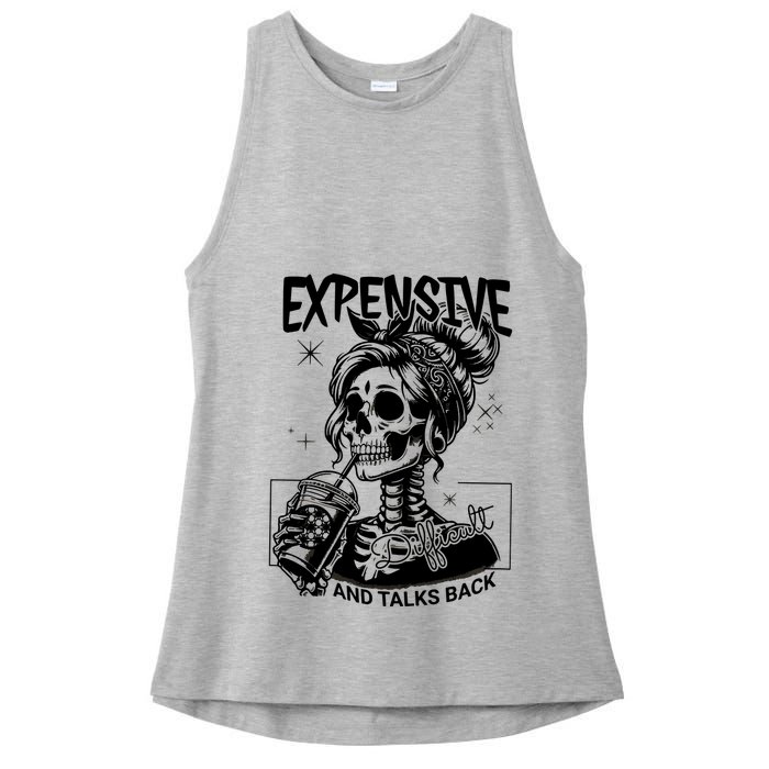 Expensive Difficult And Talks Back Ladies PosiCharge Tri-Blend Wicking Tank