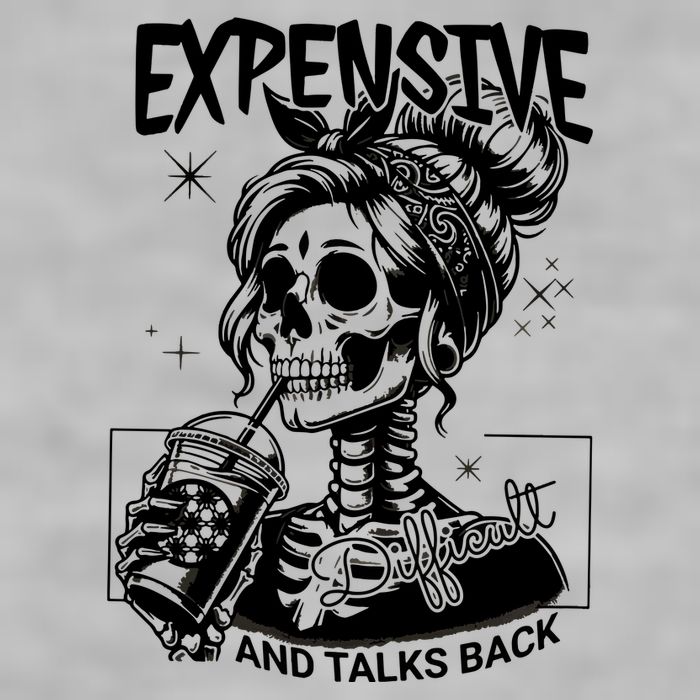 Expensive Difficult And Talks Back Ladies PosiCharge Tri-Blend Wicking Tank