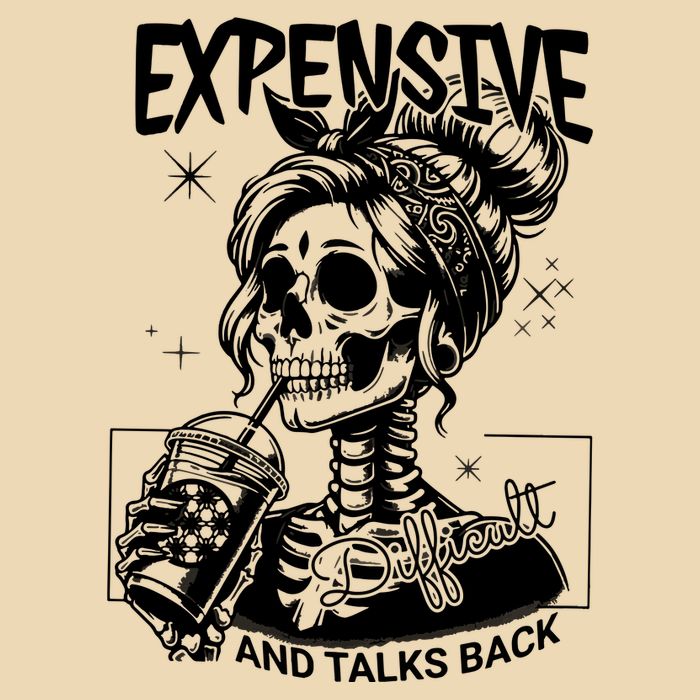 Expensive Difficult And Talks Back Zip Tote Bag