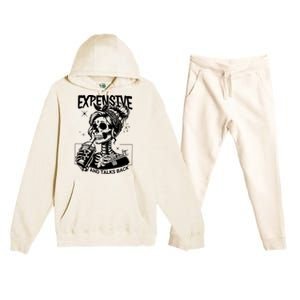 Expensive Difficult And Talks Back Premium Hooded Sweatsuit Set