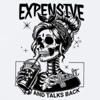 Expensive Difficult And Talks Back Sueded Cloud Jersey T-Shirt
