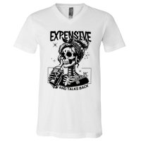 Expensive Difficult And Talks Back V-Neck T-Shirt