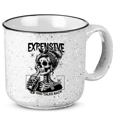 Expensive Difficult And Talks Back 15oz Campfire Ceramic Mug