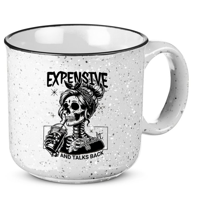 Expensive Difficult And Talks Back 15oz Campfire Ceramic Mug