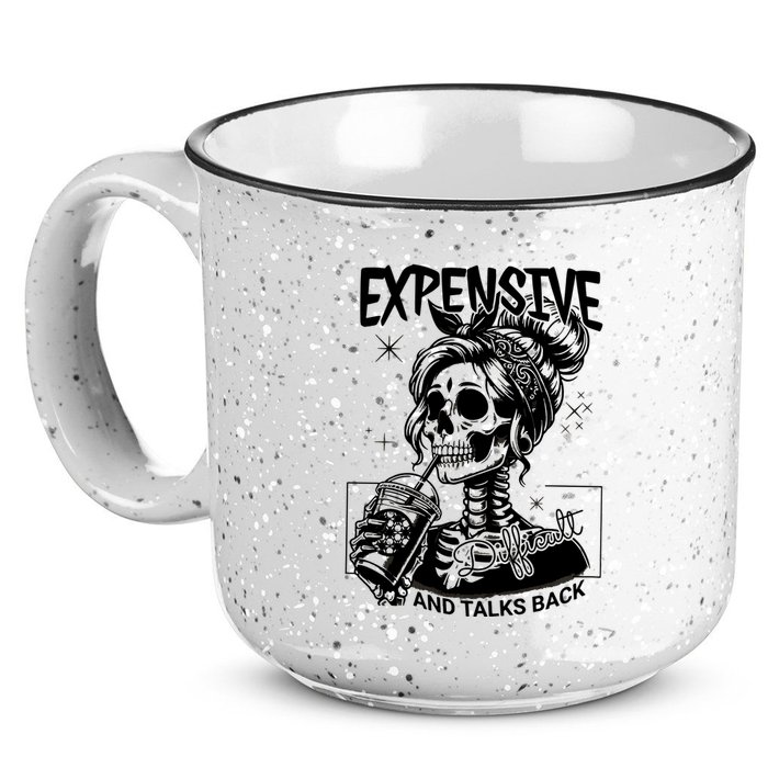 Expensive Difficult And Talks Back 15oz Campfire Ceramic Mug