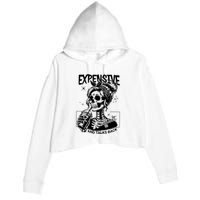Expensive Difficult And Talks Back Crop Fleece Hoodie