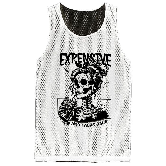 Expensive Difficult And Talks Back Mesh Reversible Basketball Jersey Tank