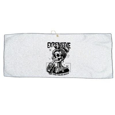 Expensive Difficult And Talks Back Large Microfiber Waffle Golf Towel