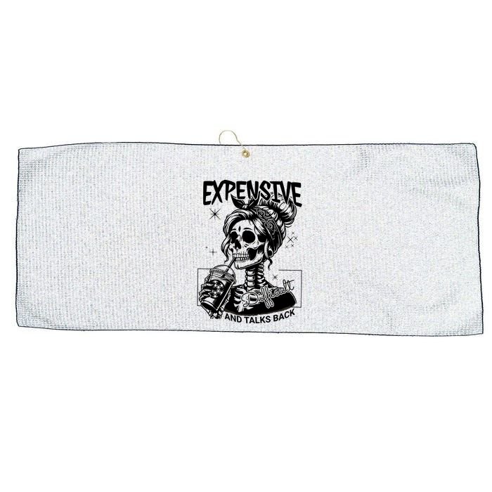 Expensive Difficult And Talks Back Large Microfiber Waffle Golf Towel