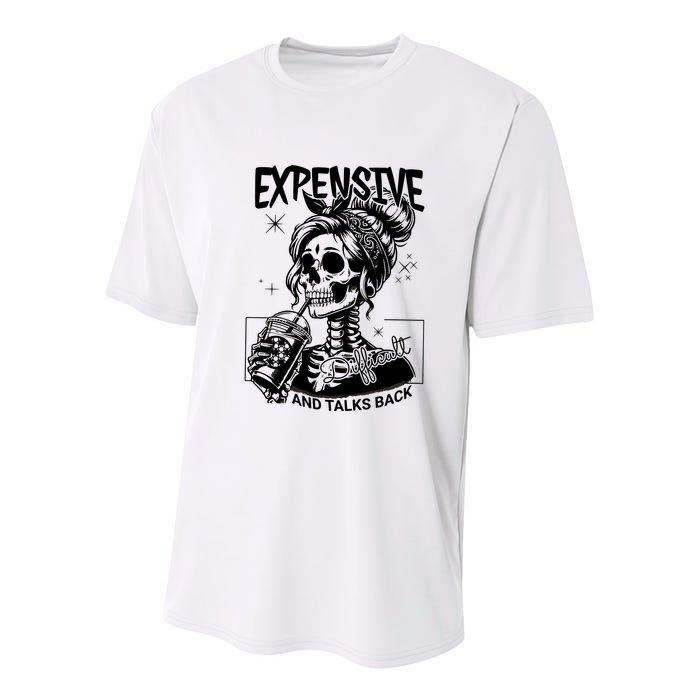 Expensive Difficult And Talks Back Youth Performance Sprint T-Shirt