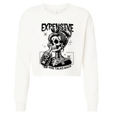 Expensive Difficult And Talks Back Cropped Pullover Crew