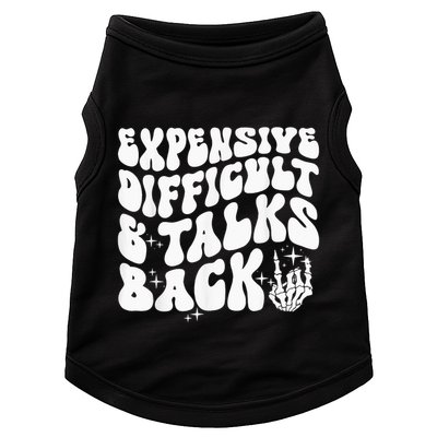 Expensive Difficult And Talks Back Groovy Doggie Tank