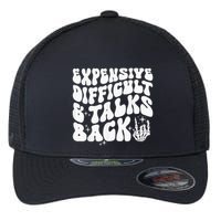 Expensive Difficult And Talks Back Groovy Flexfit Unipanel Trucker Cap