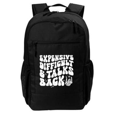 Expensive Difficult And Talks Back Groovy Backpack