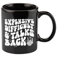 Expensive Difficult And Talks Back Groovy 11oz C Handle Ceramic Mug